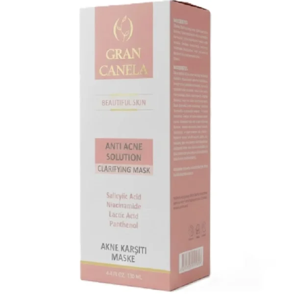Gran Canela Akne Ve Siyah Nokta Karşıtı Arındırıcı Yüz Bakım Maske 130 Ml kutu