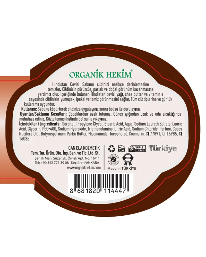 Organik Hekim Hindistan Cevizi & Shea Butter Sabunu 140 Gr