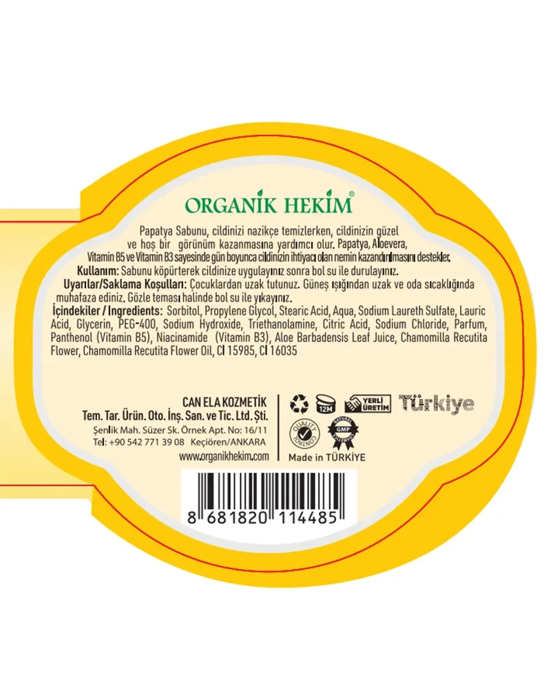 Organik Hekim Papatya Sabunu 140 Gr
