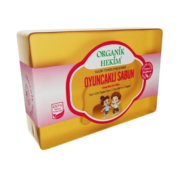 organik hekim oyuncaklı sabunu